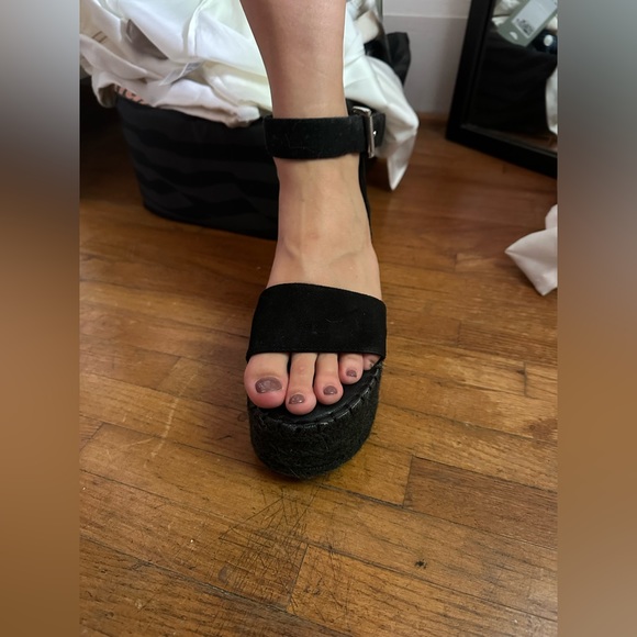 ASOS 8 black espadrille sandals - Picture 3 of 4